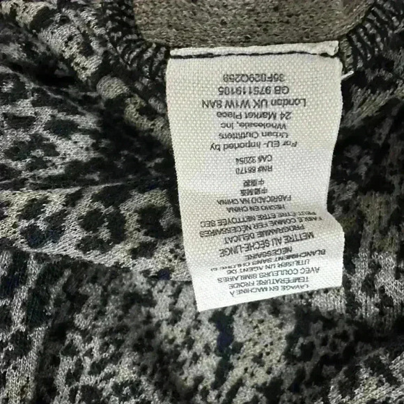 Free People Knit Leggings in Leopard Print Combo / Tan, Beige, Black / Size S - Picture 12 of 14